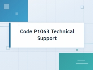 Code P1063 Error Solution Tips